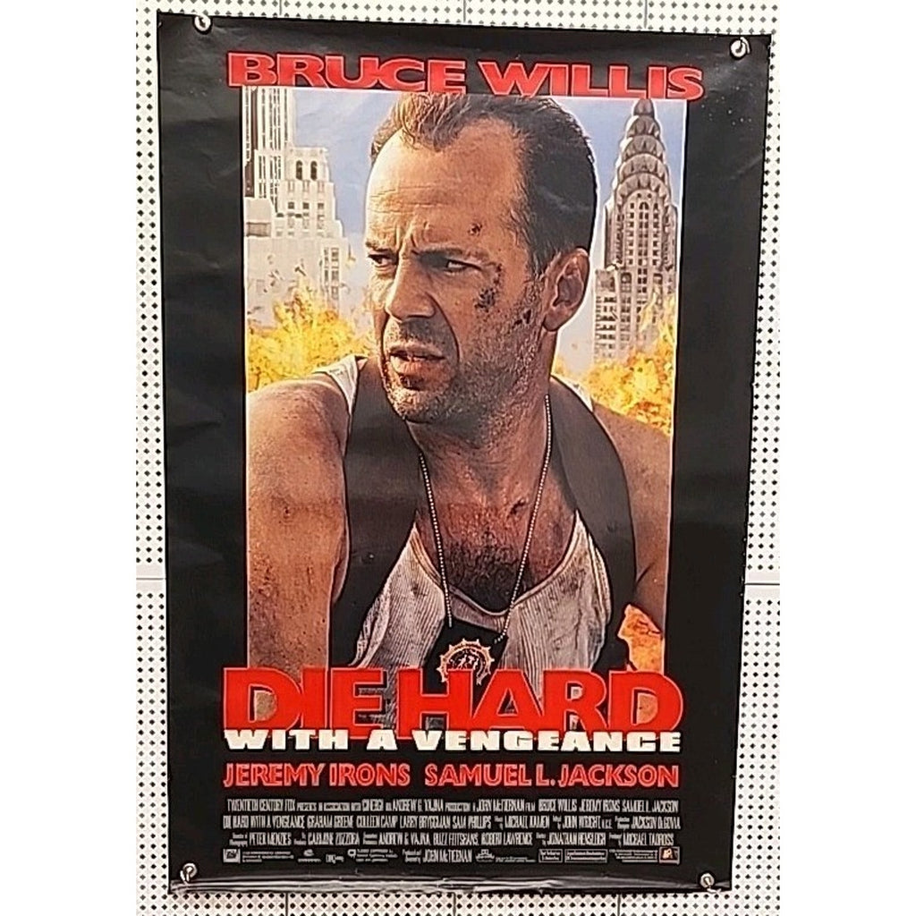 Die Hard With A Vengeance Movie Poster 1 Sided Original Version B 27x40