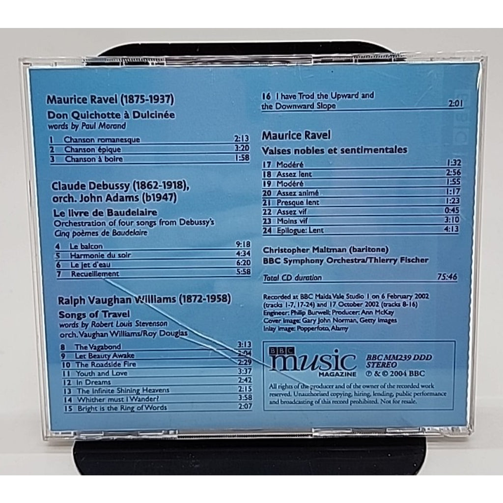 Vaughan Williams Songs Of Travel CD