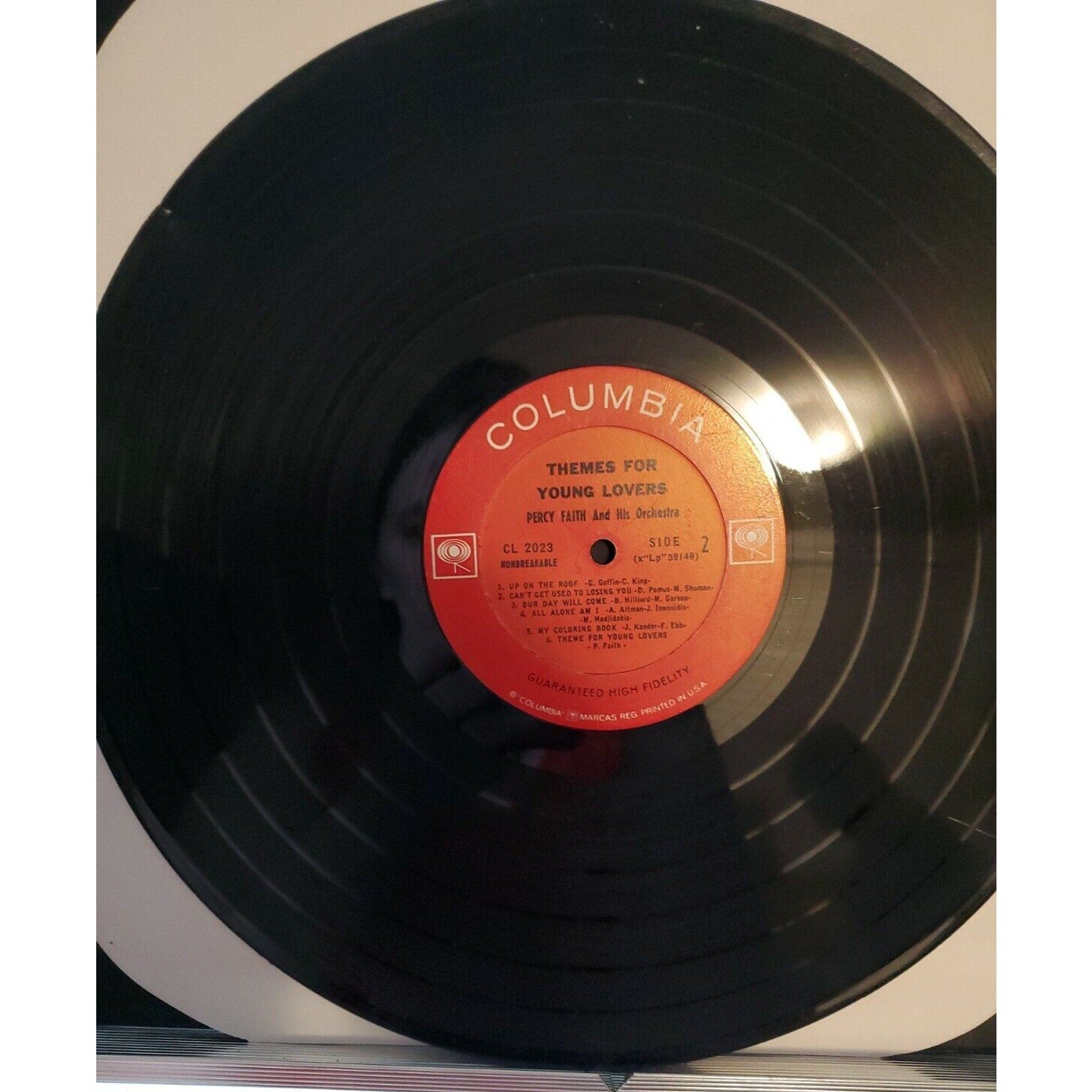 Themes For Young Lovers Percy Faith And His Orchestra LP Record