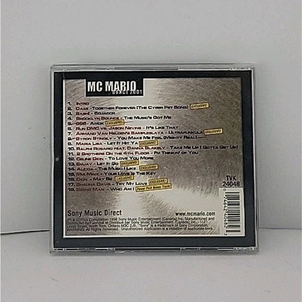 Dance 2001 by MC Mario (CD, 1998, Sony Music Distribution (USA))
