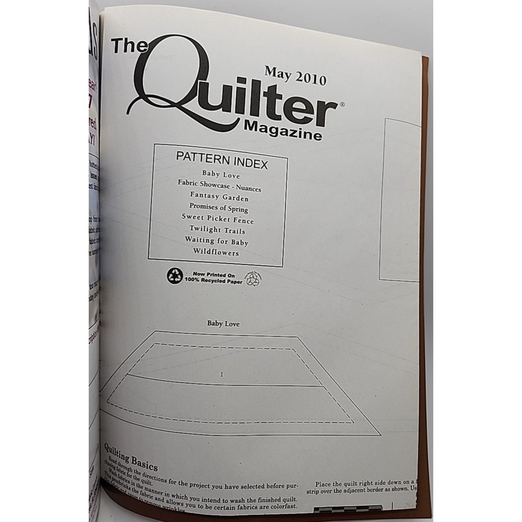 The Quilter Magazine May 2010