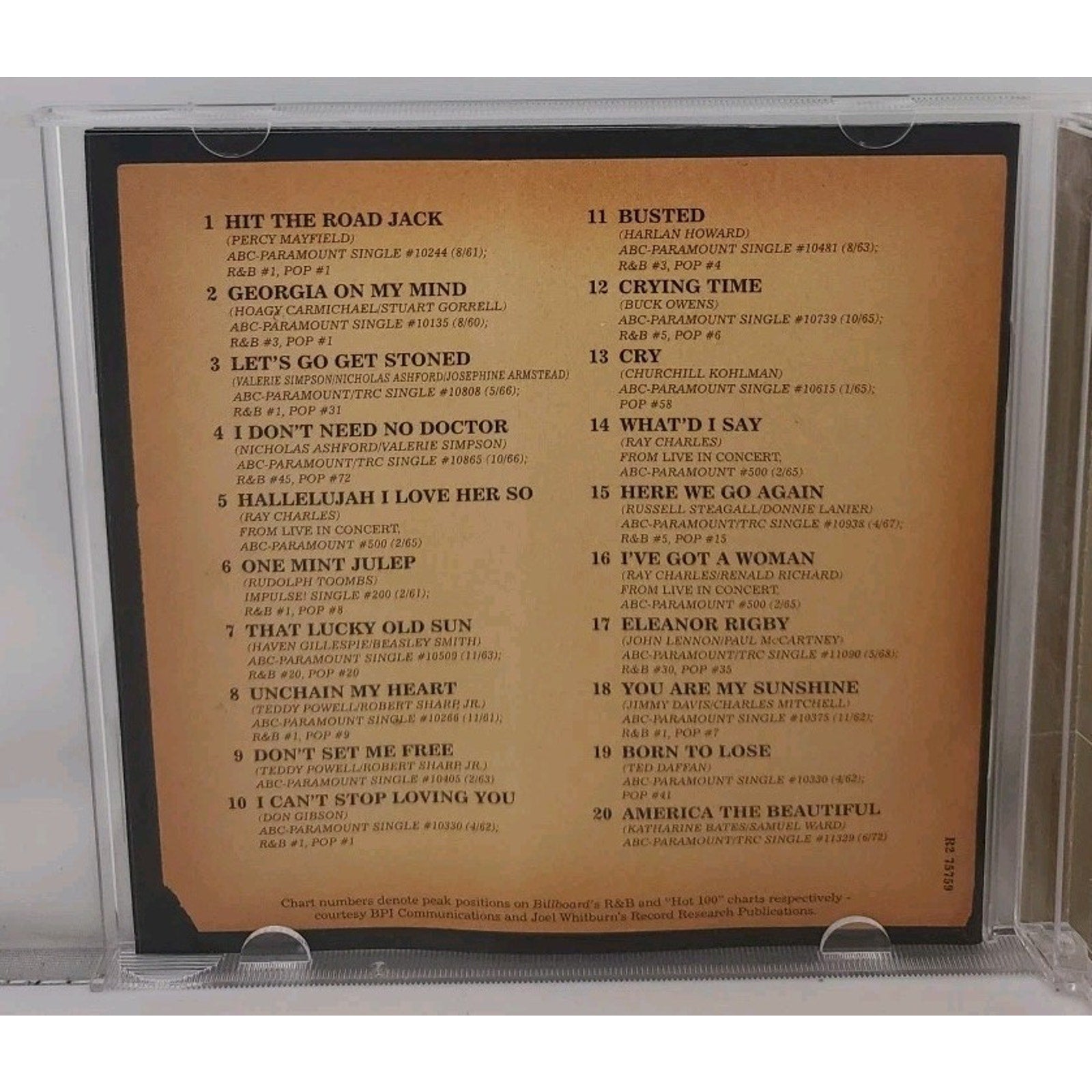 Anthology by Ray Charles (CD, 1990)