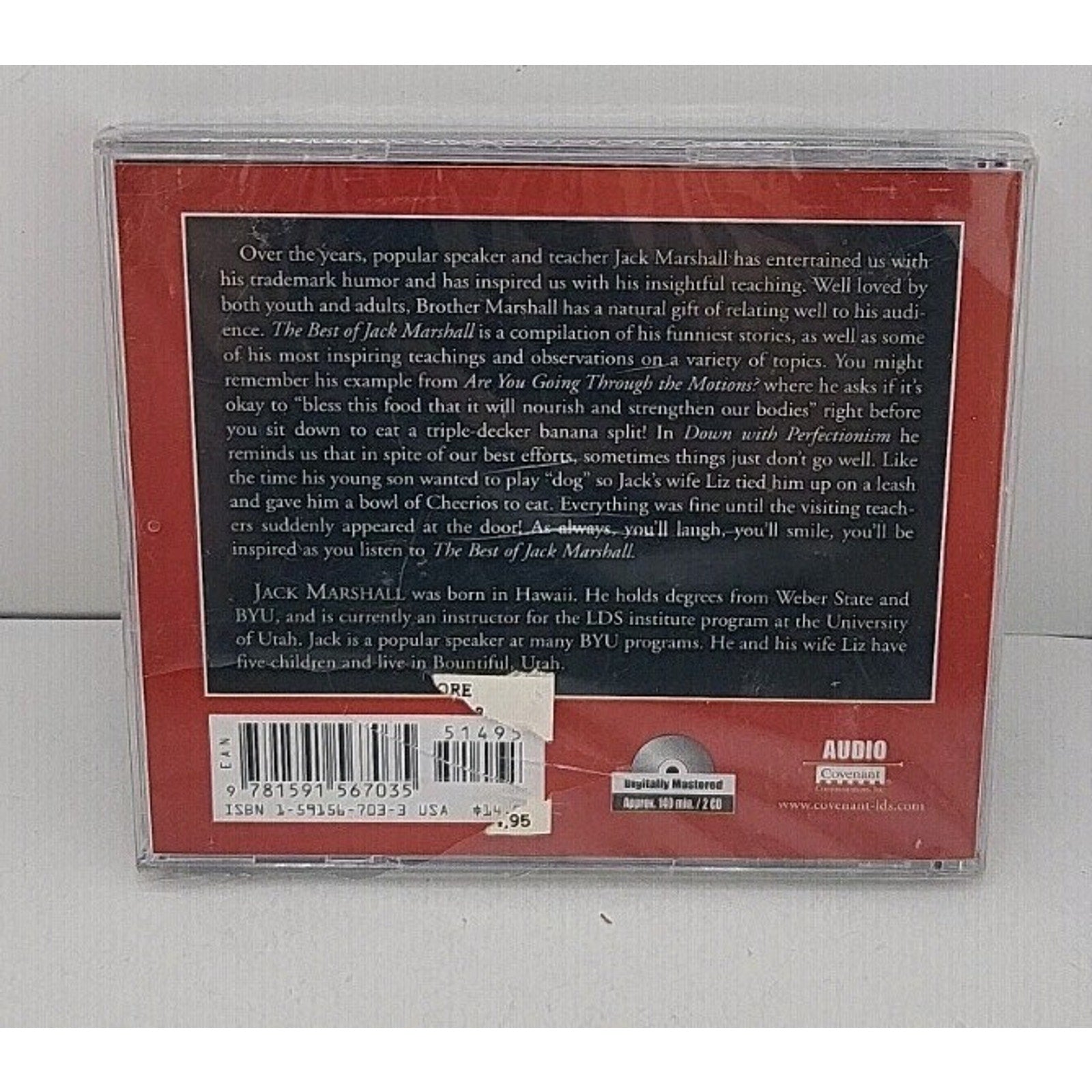 The Best of Jack Marshall: A Collection of His Most Humorous and Ins CD *New*