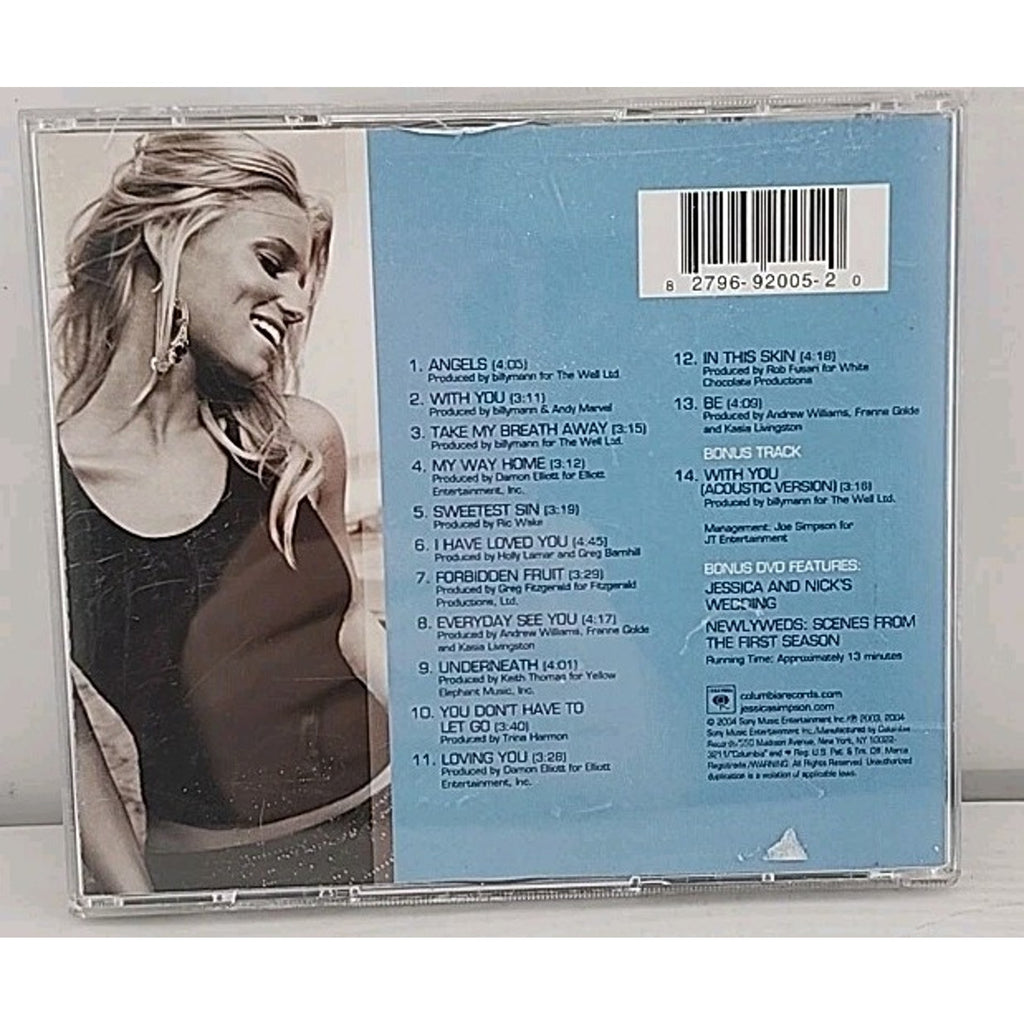 In This Skin [Bonus Tracks & DVD] [Limited] by Jessica Simpson (CD, Mar-2004, 2