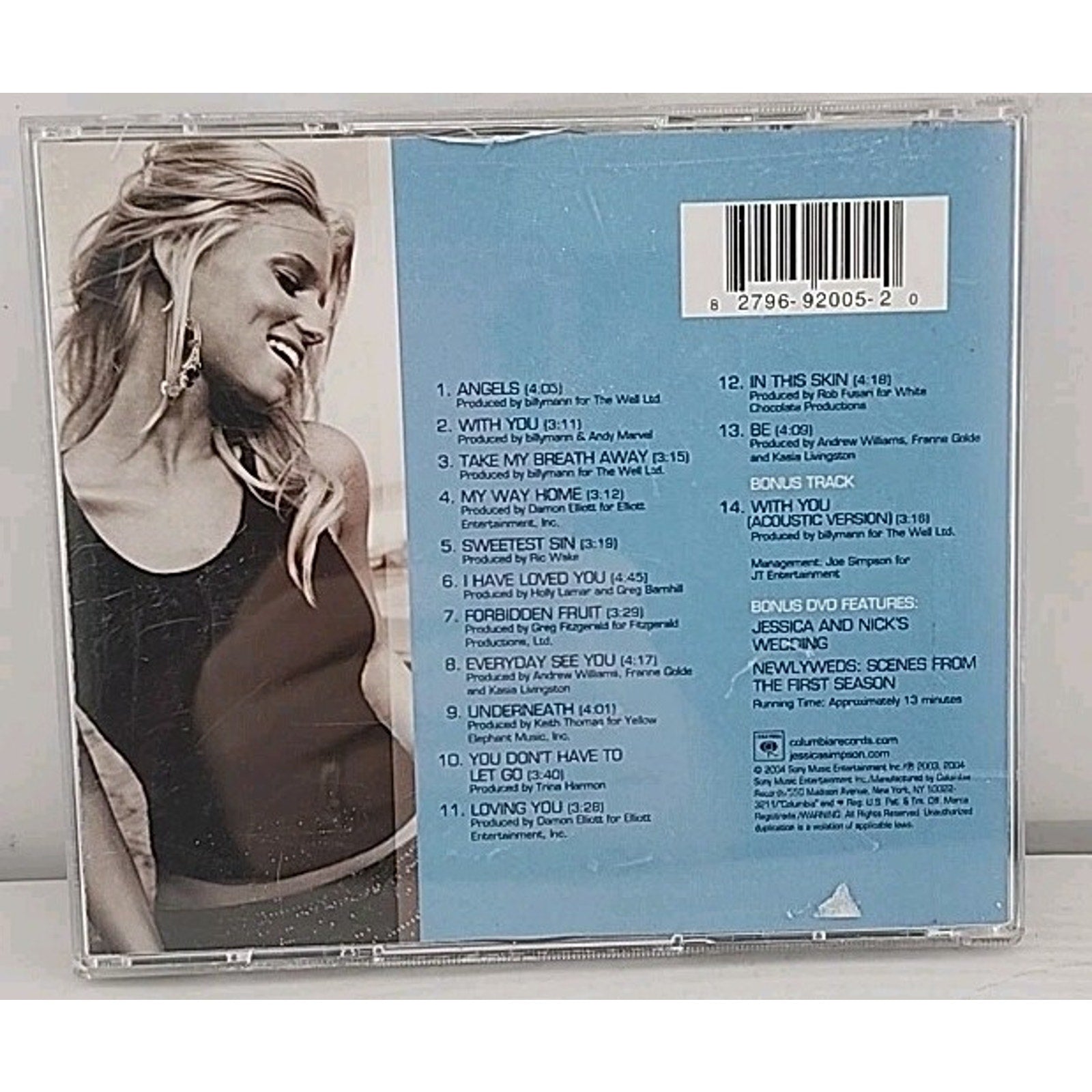In This Skin [Bonus Tracks & DVD] [Limited] by Jessica Simpson (CD, Mar-2004, 2