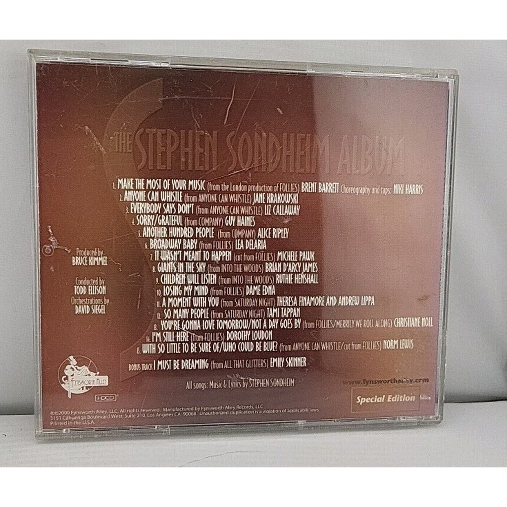 Sondheim The Stephen Sondheim Album CD