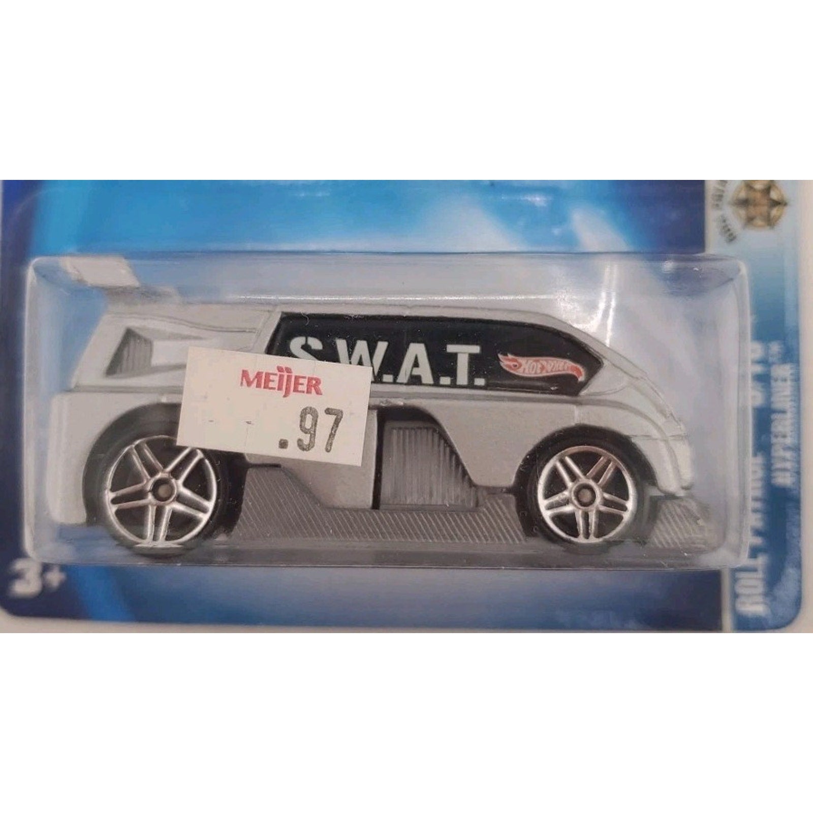 2003 Hot Wheels Hyperliner, 9/10, Grey, Main Line Collectors #208
