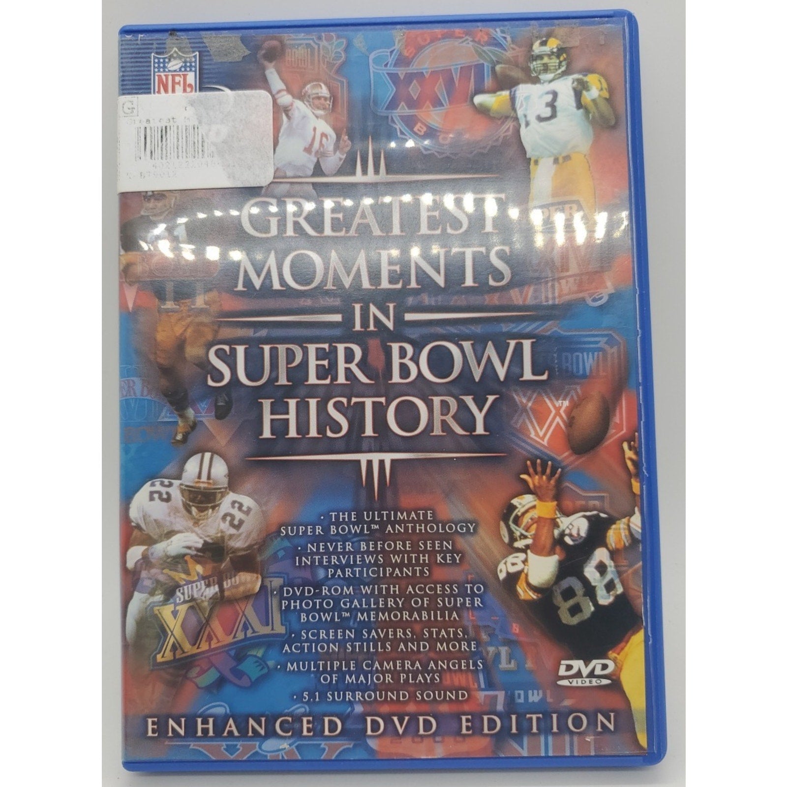 Greatest Moments in Super Bowl History (DVD, 2000)