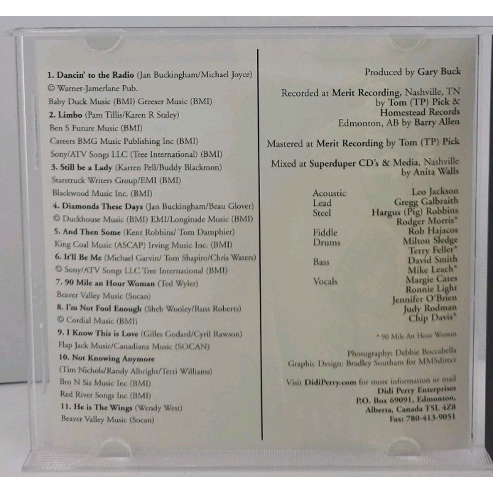 Dancin' to the Radio ~ Didi Perry ~ Pop ~ CD