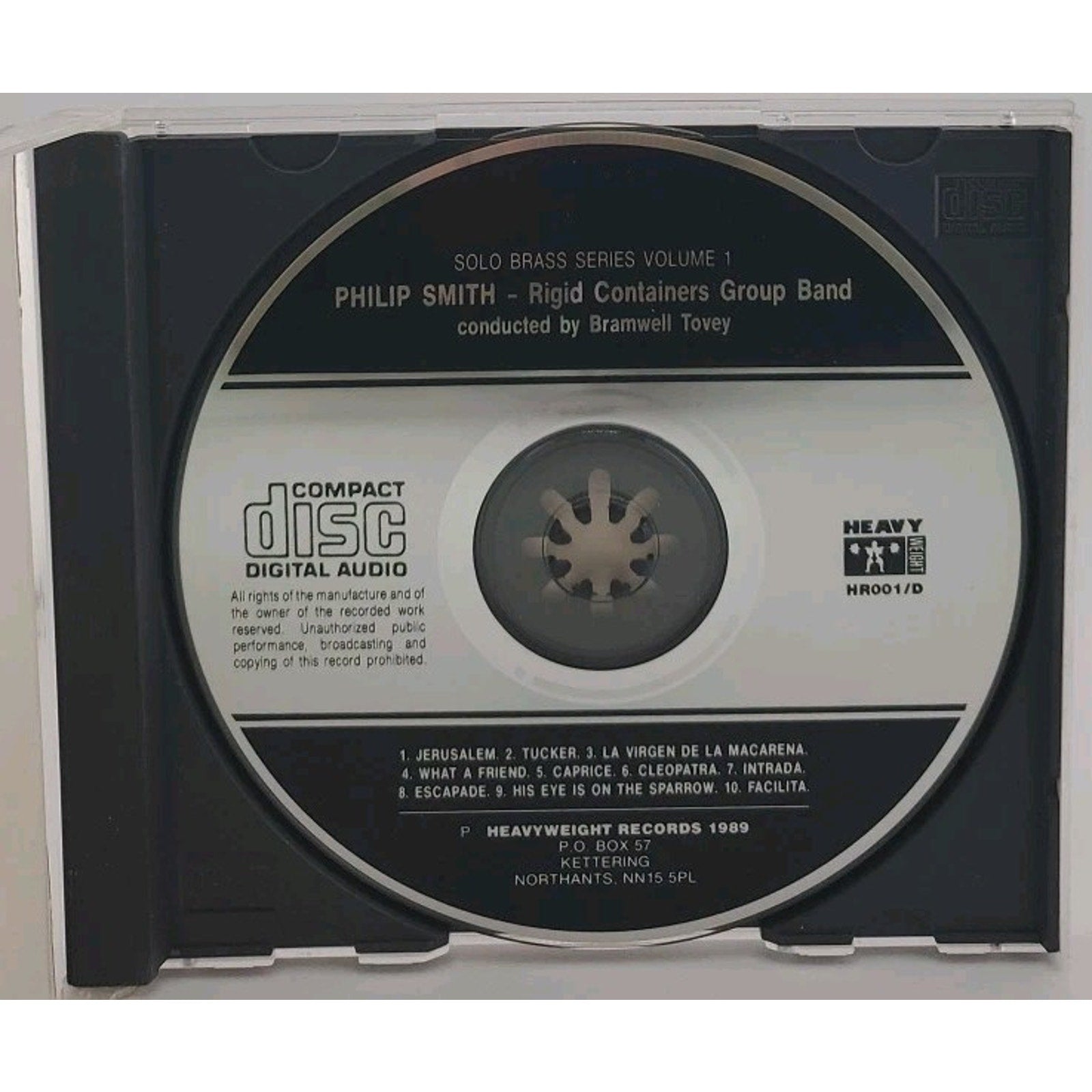 Solo Brass Series Volume 1 - Philip Smith Escapade Rigid Containers Group (CD)