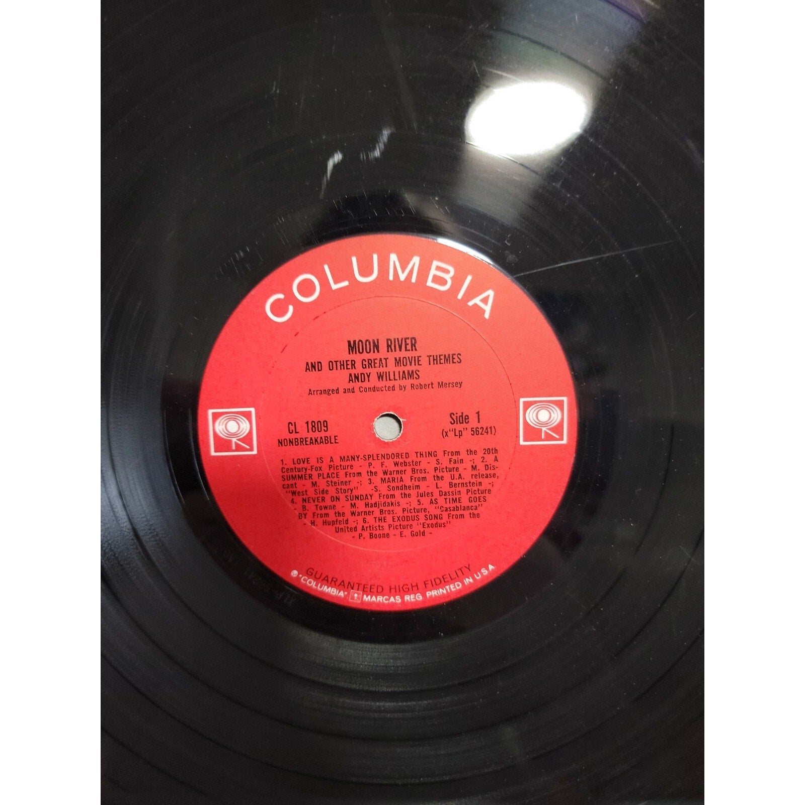 Andy Williams – Moon River And Other Great Movie Themes (Vinyl)