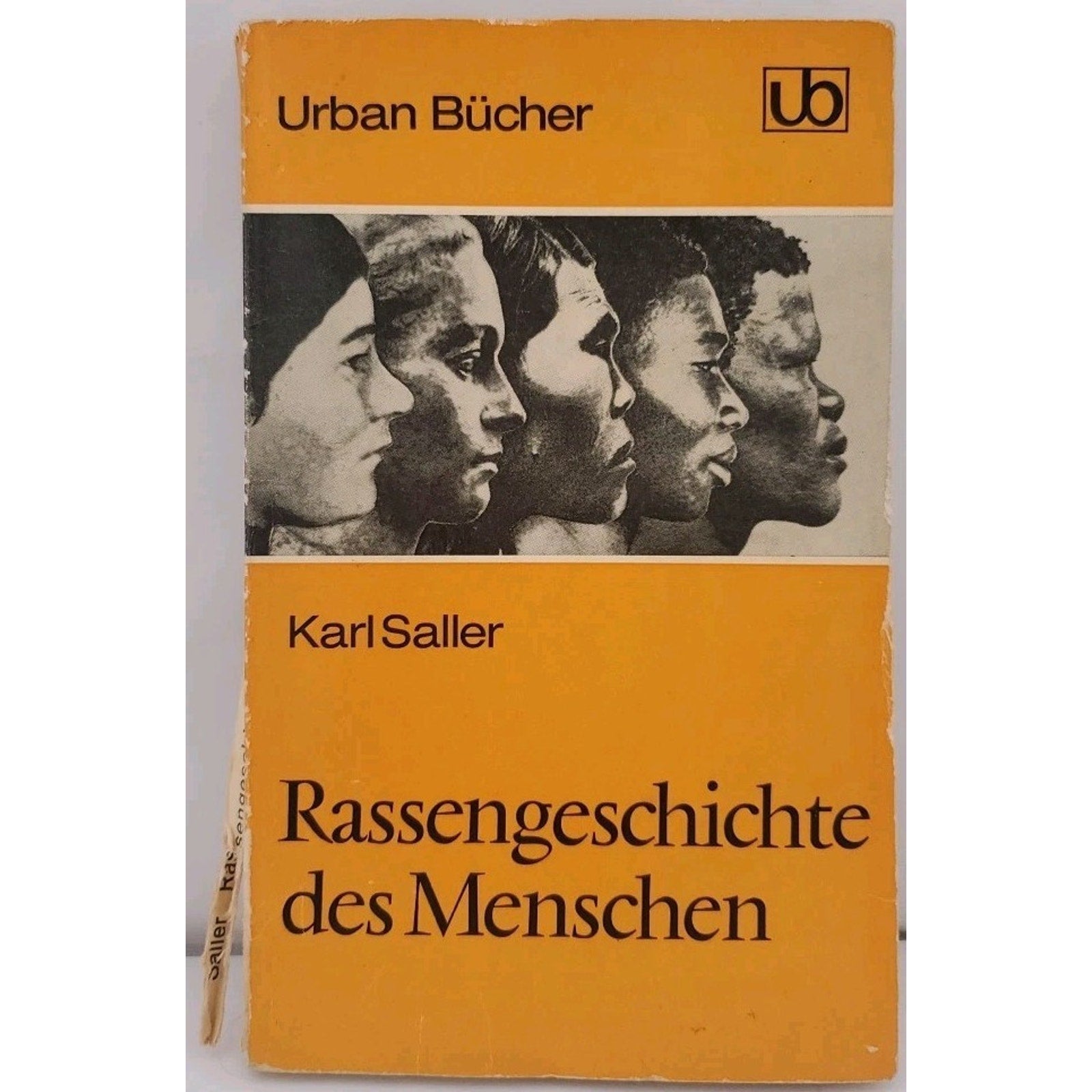 Rassengeschichte Des Menschen By Karl Saller