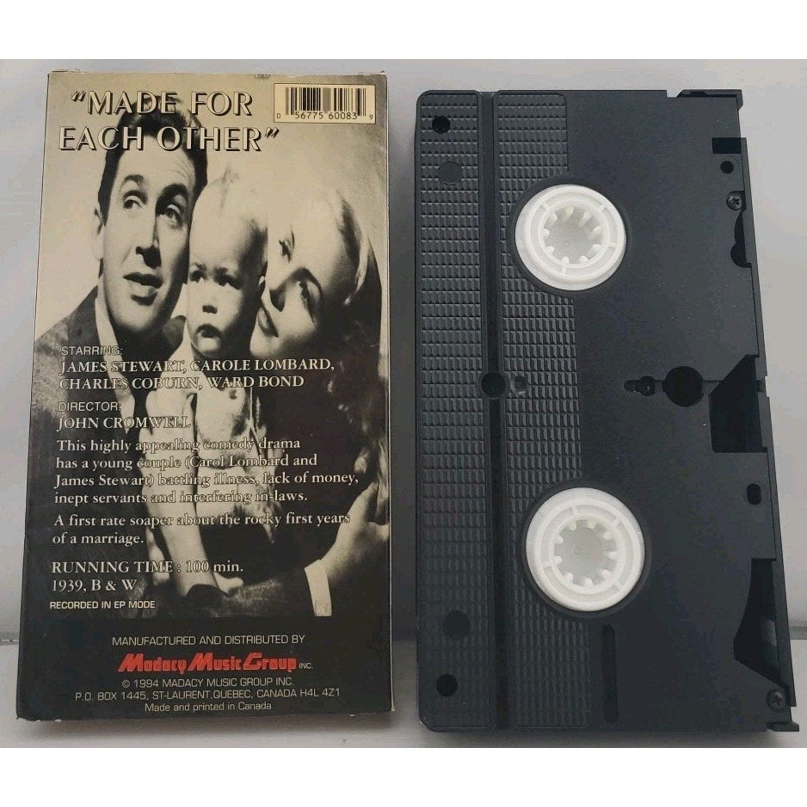 Made for Each Other (VHS, 1999, Collectors Edition)