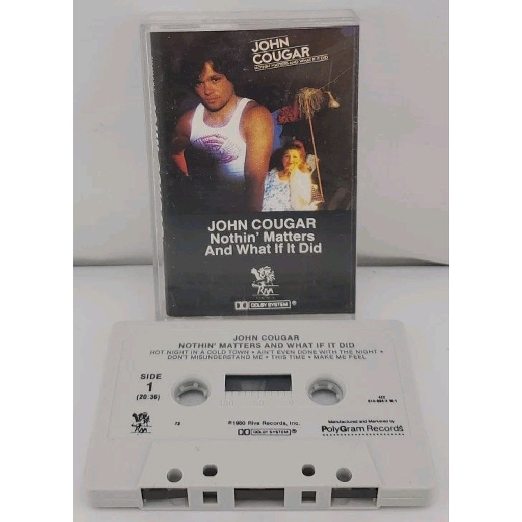 Nothing Matters & What if It by John Mellencamp (Cassette, 1990)