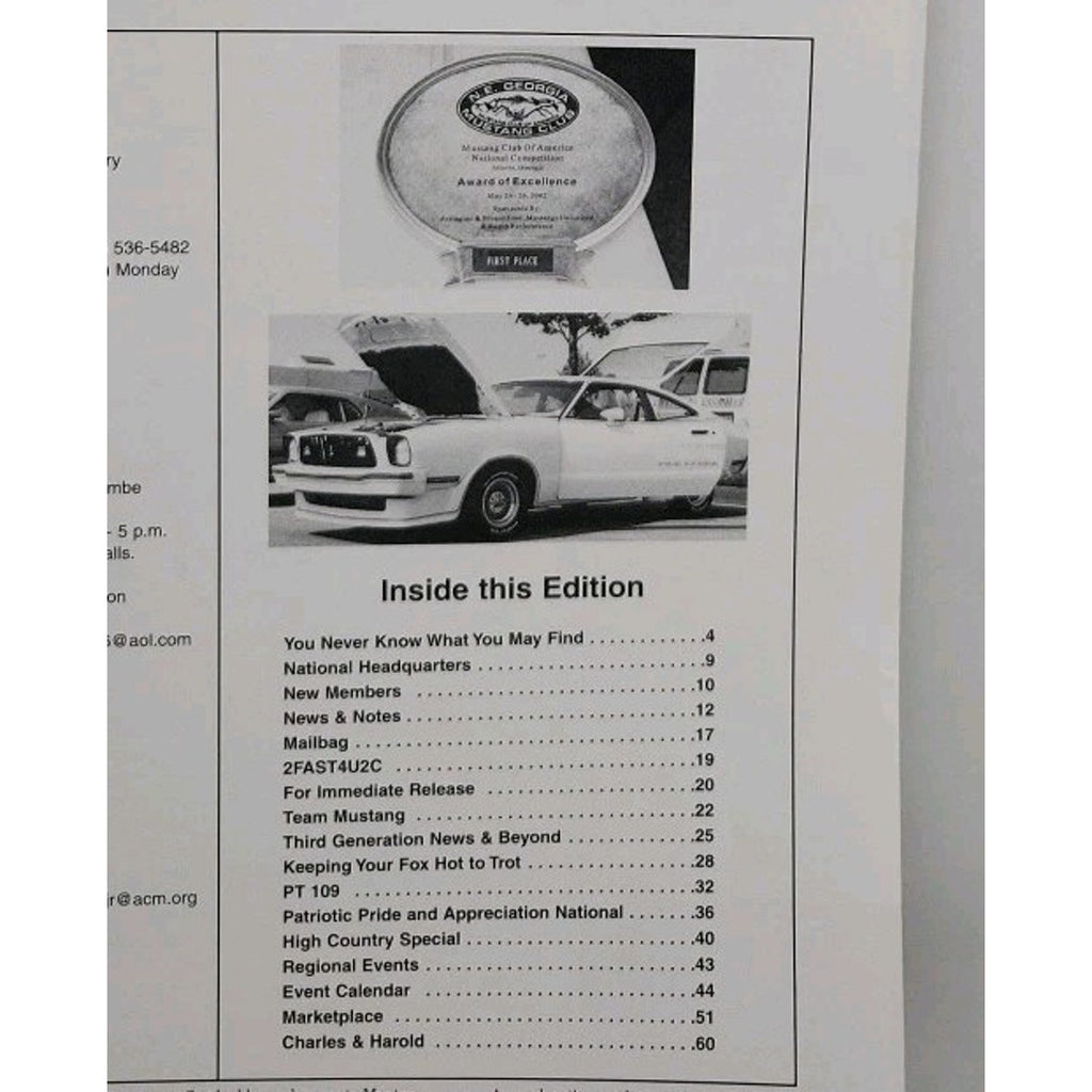 Mustang Times Magazine July 2002 Vol. 26 No. 7