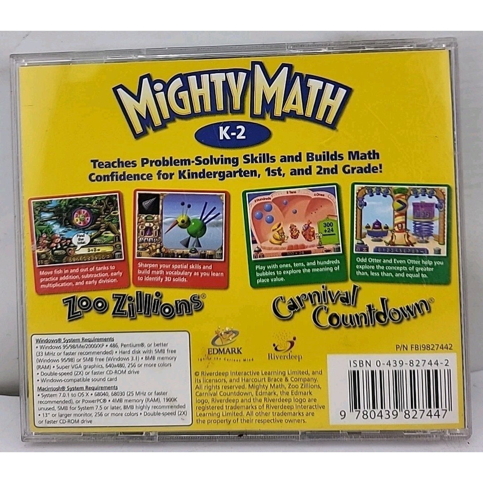 Mighty Math Zoo Zillions/Carnival Countdown CD