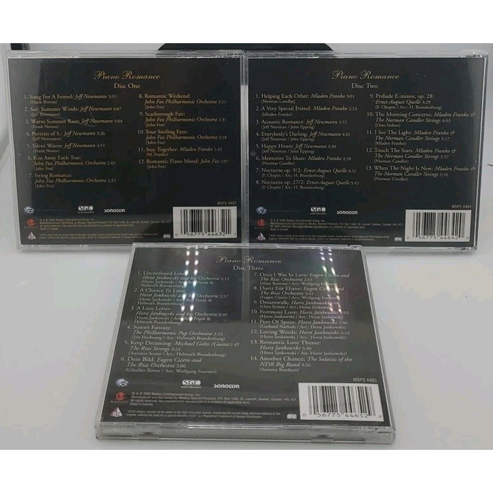 Moods For The Body & Soul - Piano Romance 3 CDs