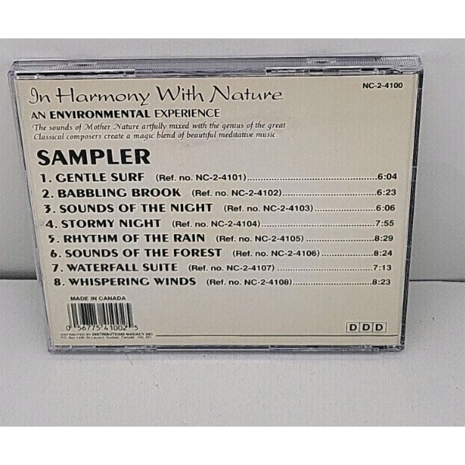 In Harmony with Nature: An Environmental Experience: Sampler CD