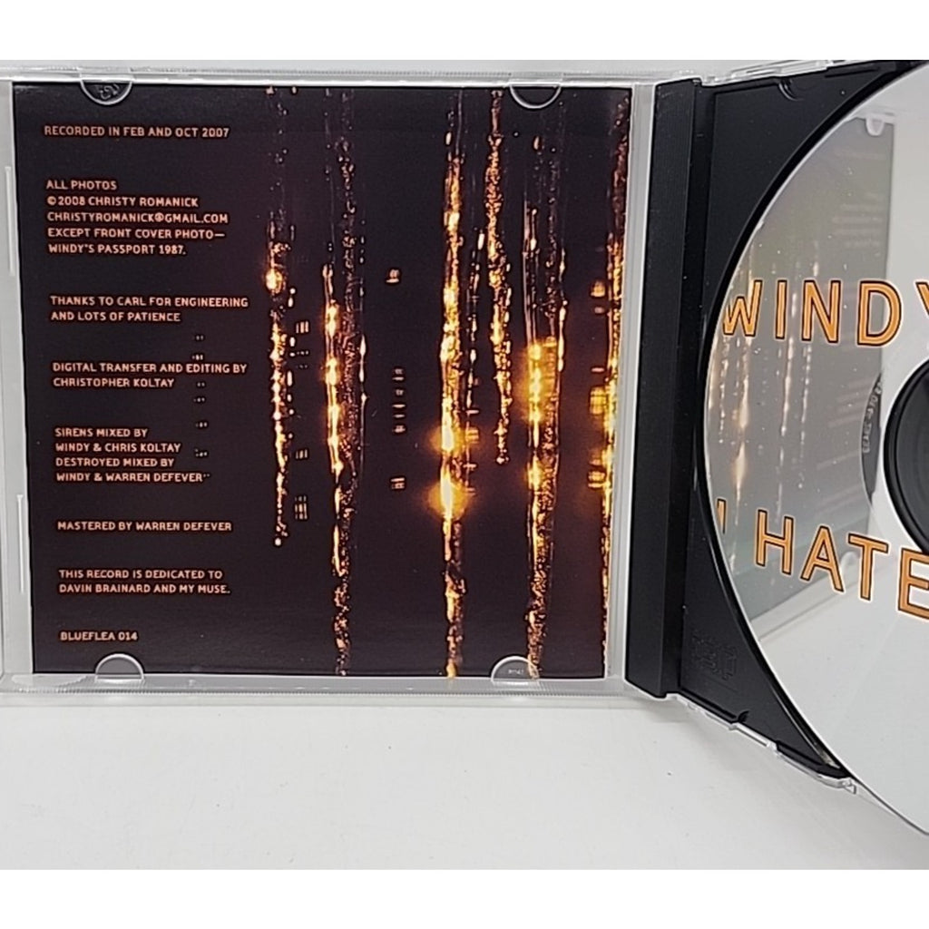 I Hate People by Windy Weber (CD, Apr-2008, Blue Flea)