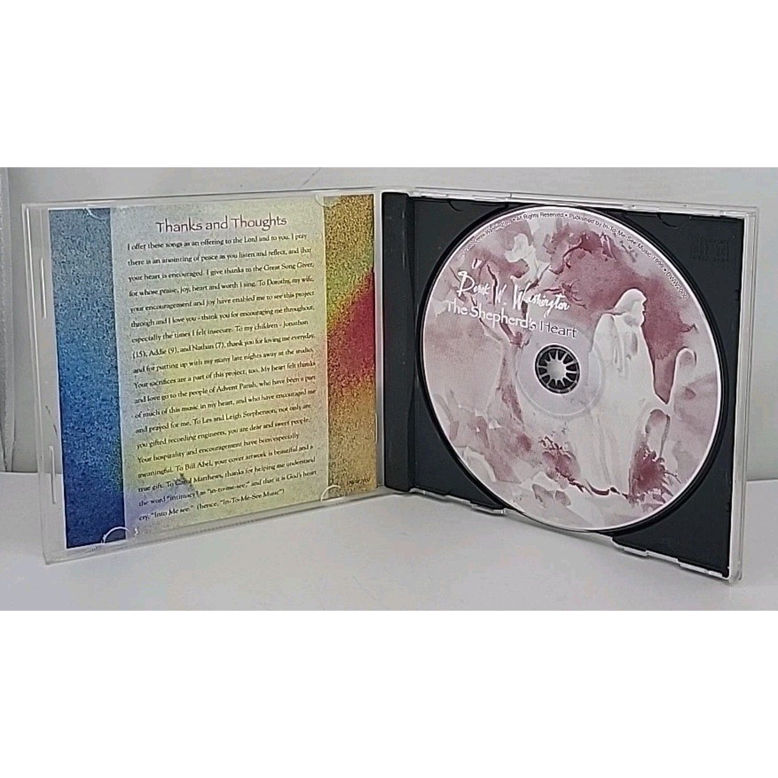 Derek W. Washington - The Shepherd's Heart (2000, CD)