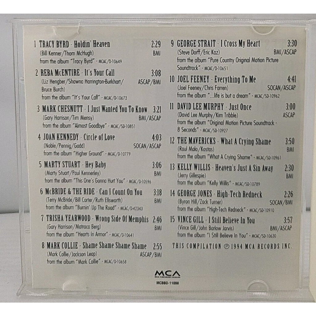 Country's Best Untamed and True CD 1994 MCA Country Hits Compilation