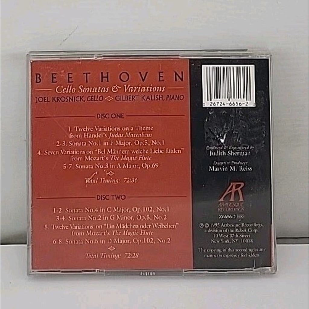 Sons Vc & Vars by Ludwig van Beethoven (CD, 1995)