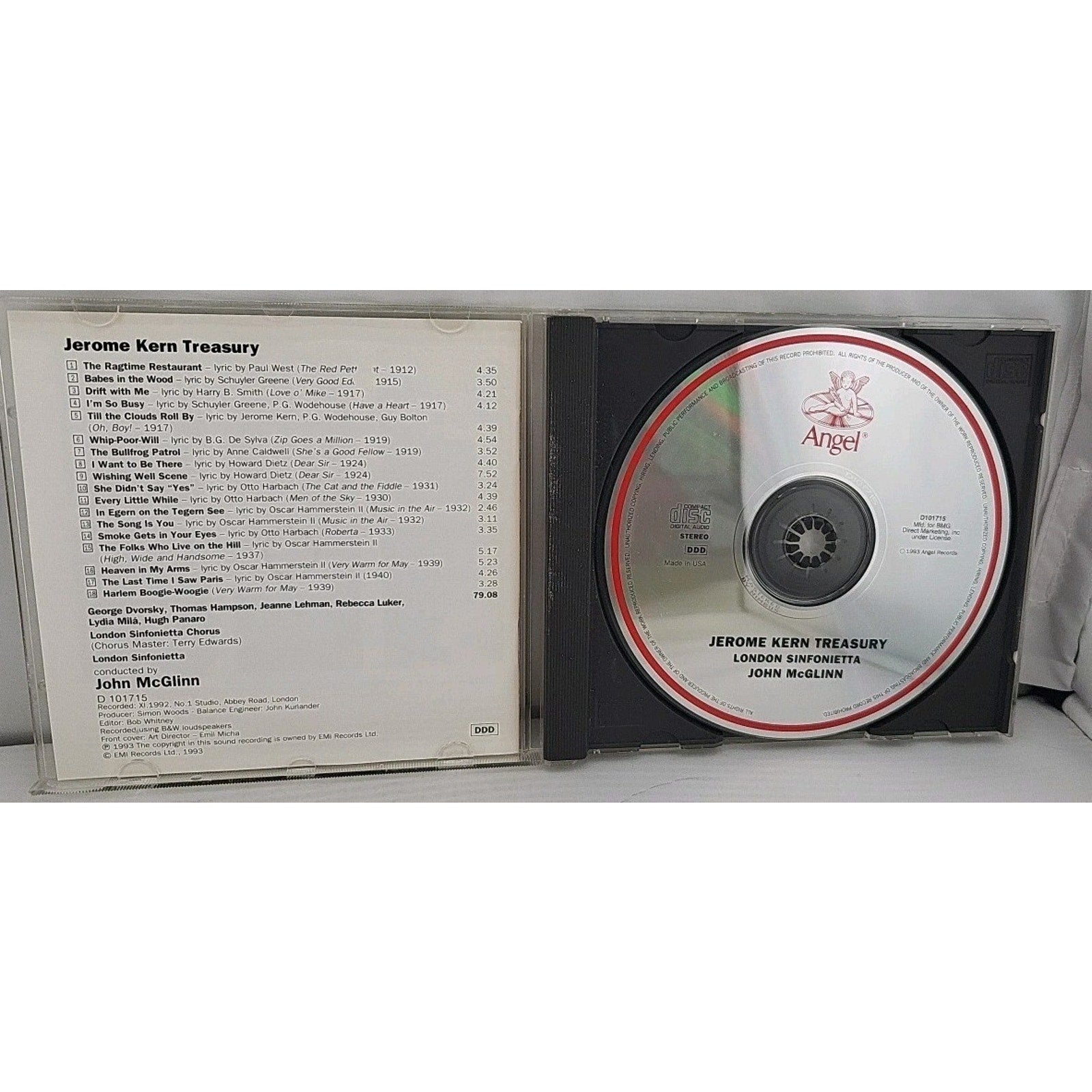 Jerome Kern Treasury - McGlinn CD
