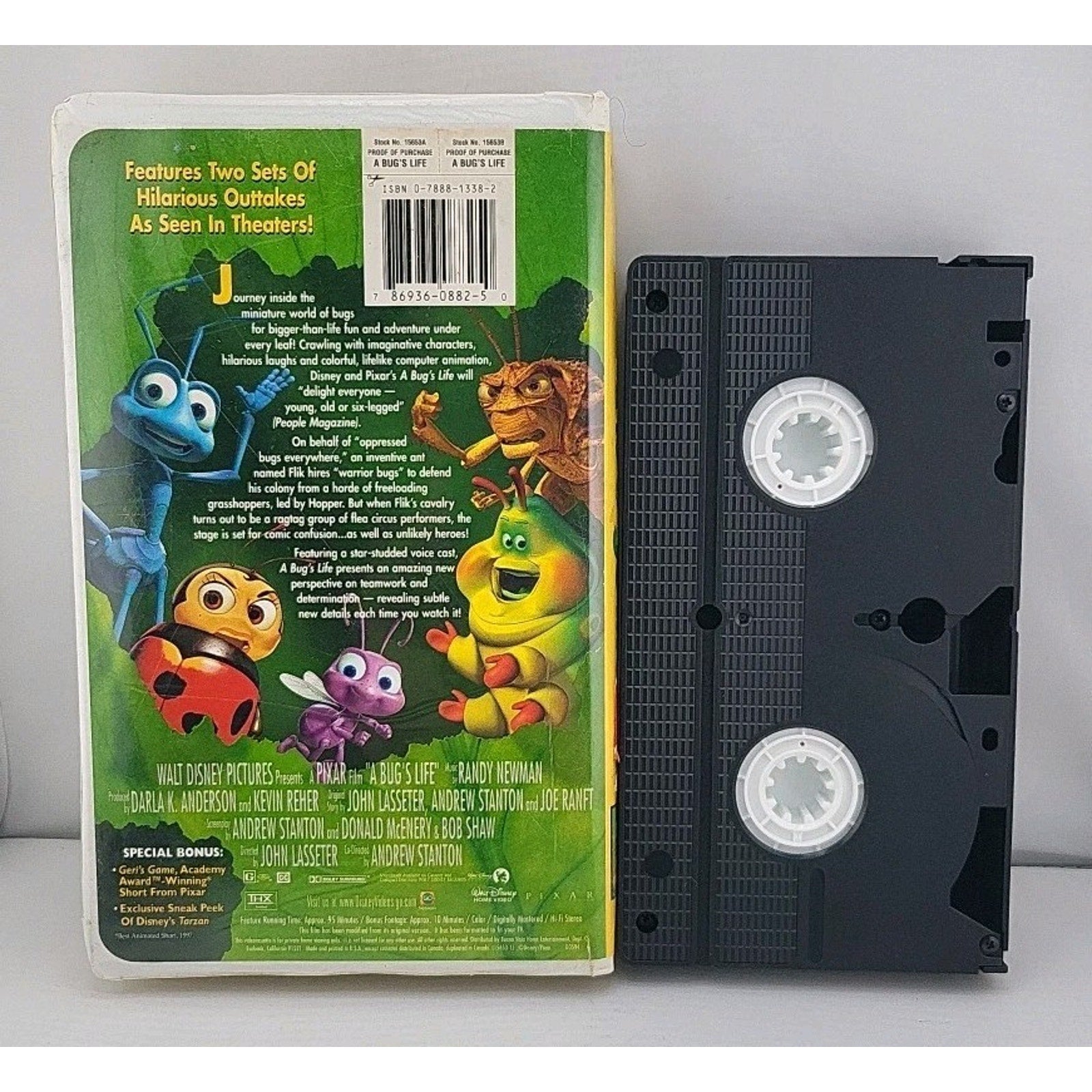 Bug's Life (VHS, 1998) Heimlich Cover