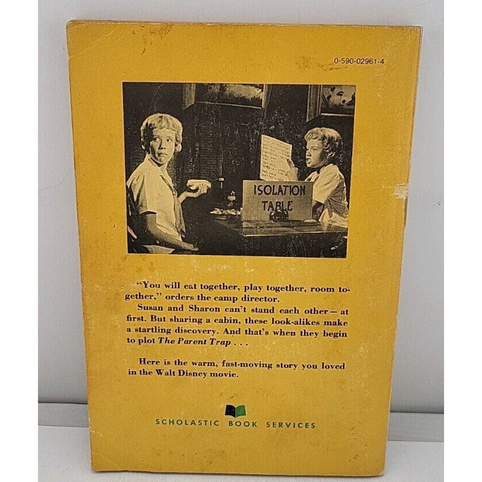 The Parent Trap Based on Walt Disney's Rollicking Movie Scholastic 1968