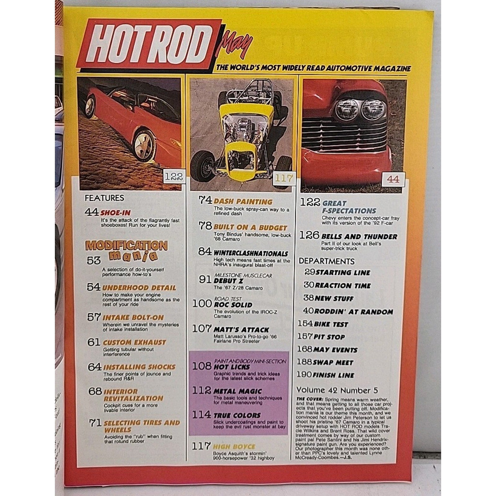 Hot Rod Magazine - May 1989 - Volume 42 Number 5