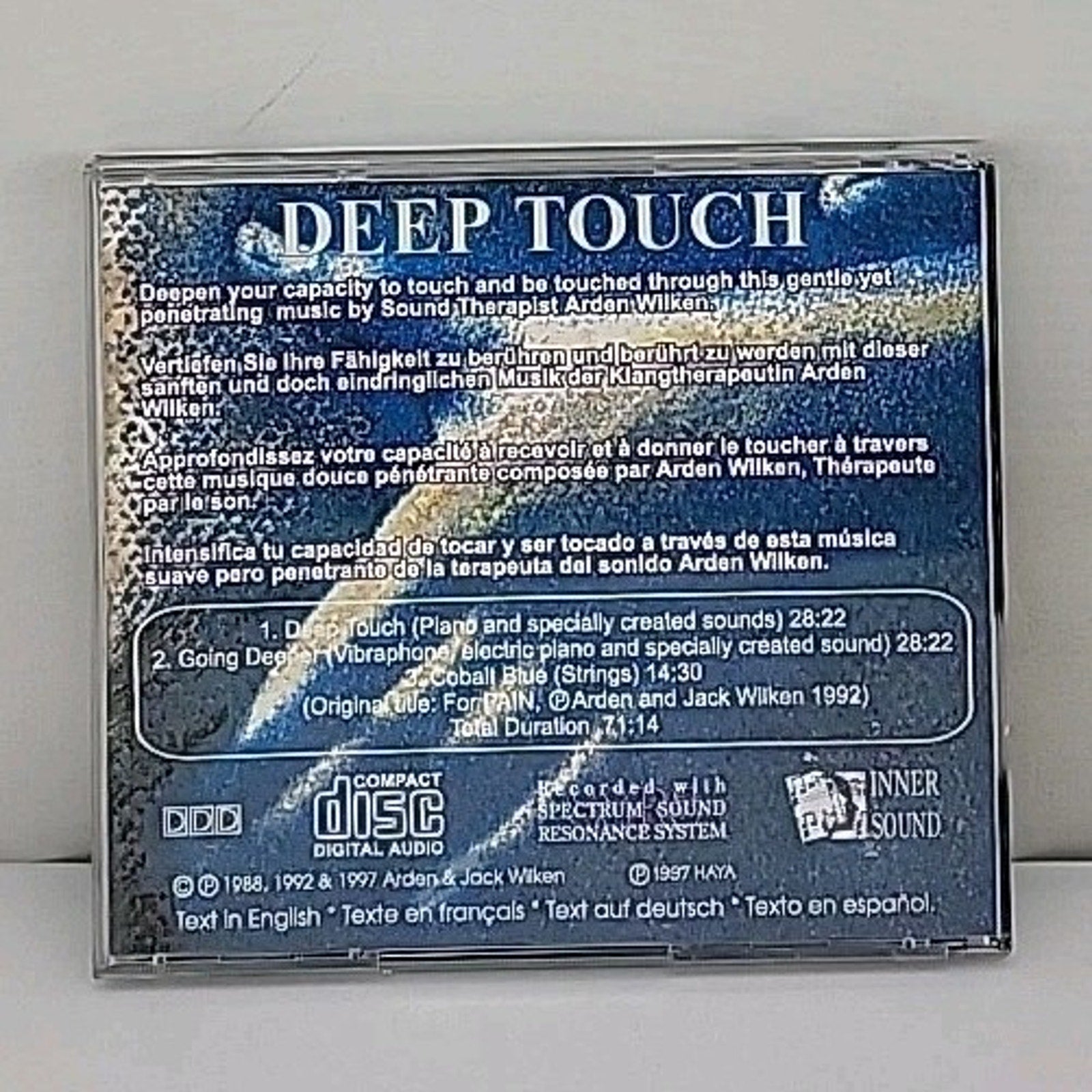 Arden Wilken ‎– Deep Touch - Music For Massage CD 1988
