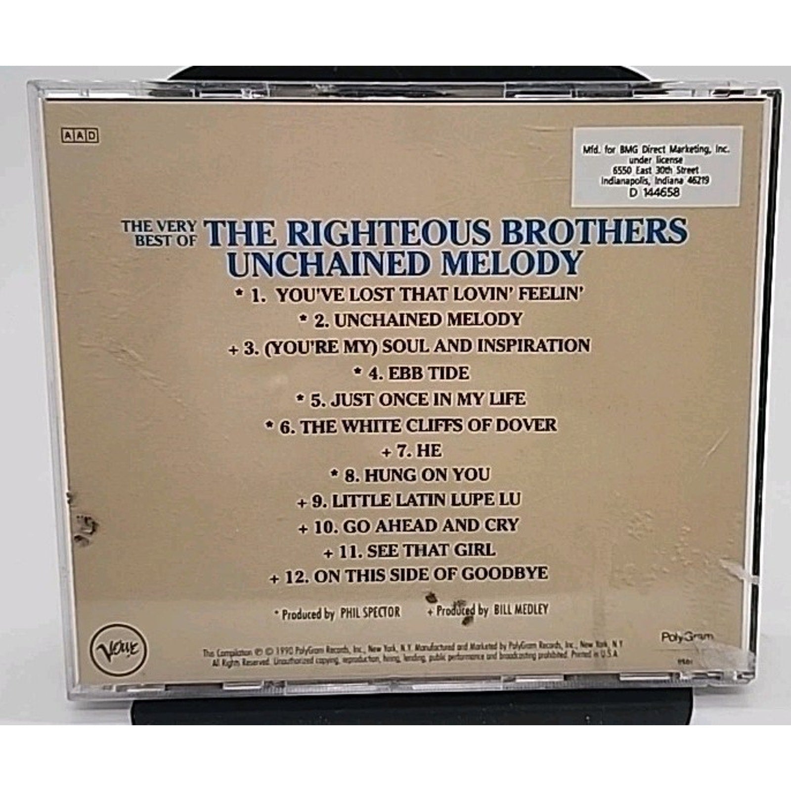 Very Best of / Unchained Melody by Righteous Brothers (CD, 1990)