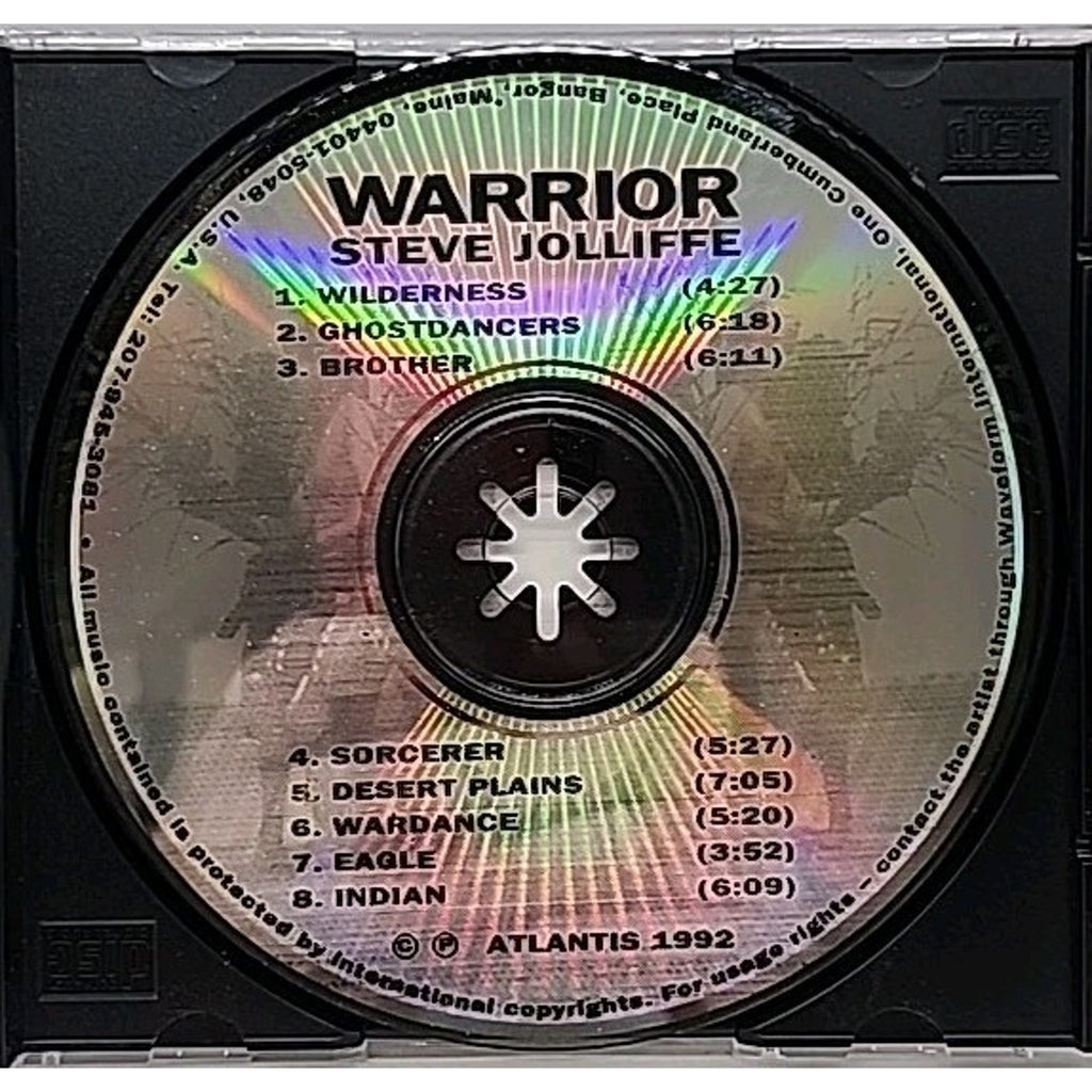 Steve Jolliffe - Warrior CD Album (Waveform, 1992)