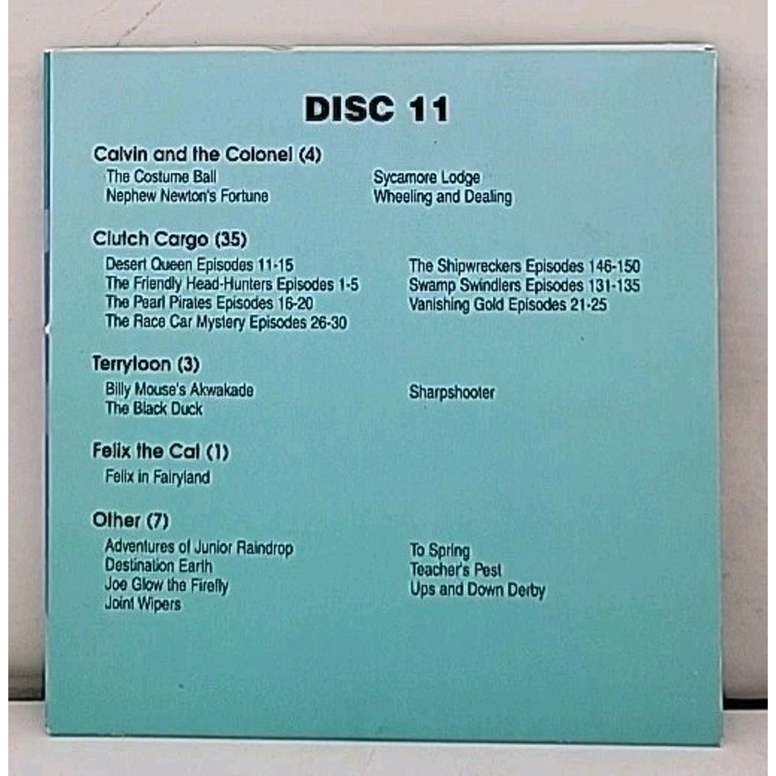 Giant 600 Cartoon Collection Disc 11 DVD