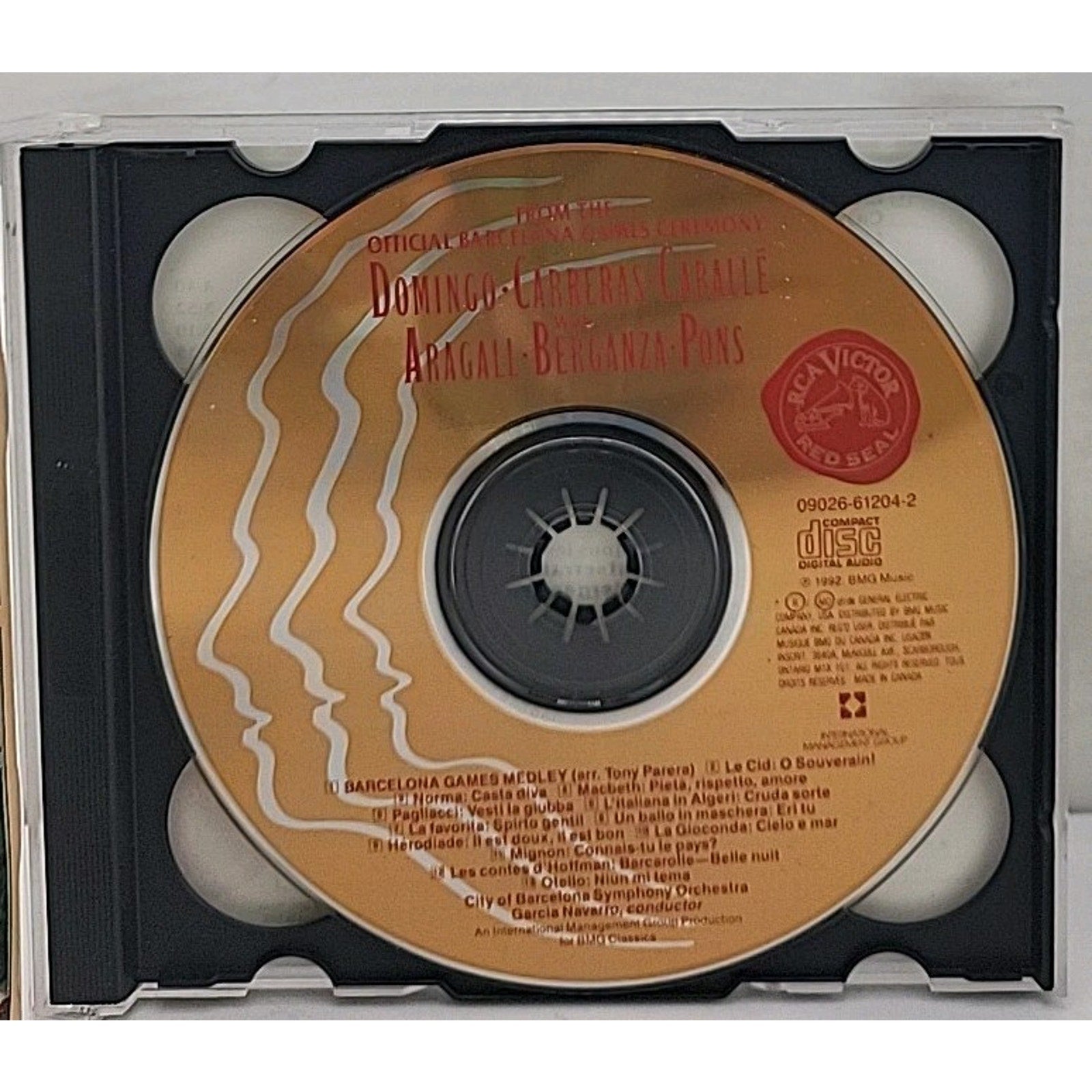 CD - Domingo, Carreras, Caballe - Barcelona Games