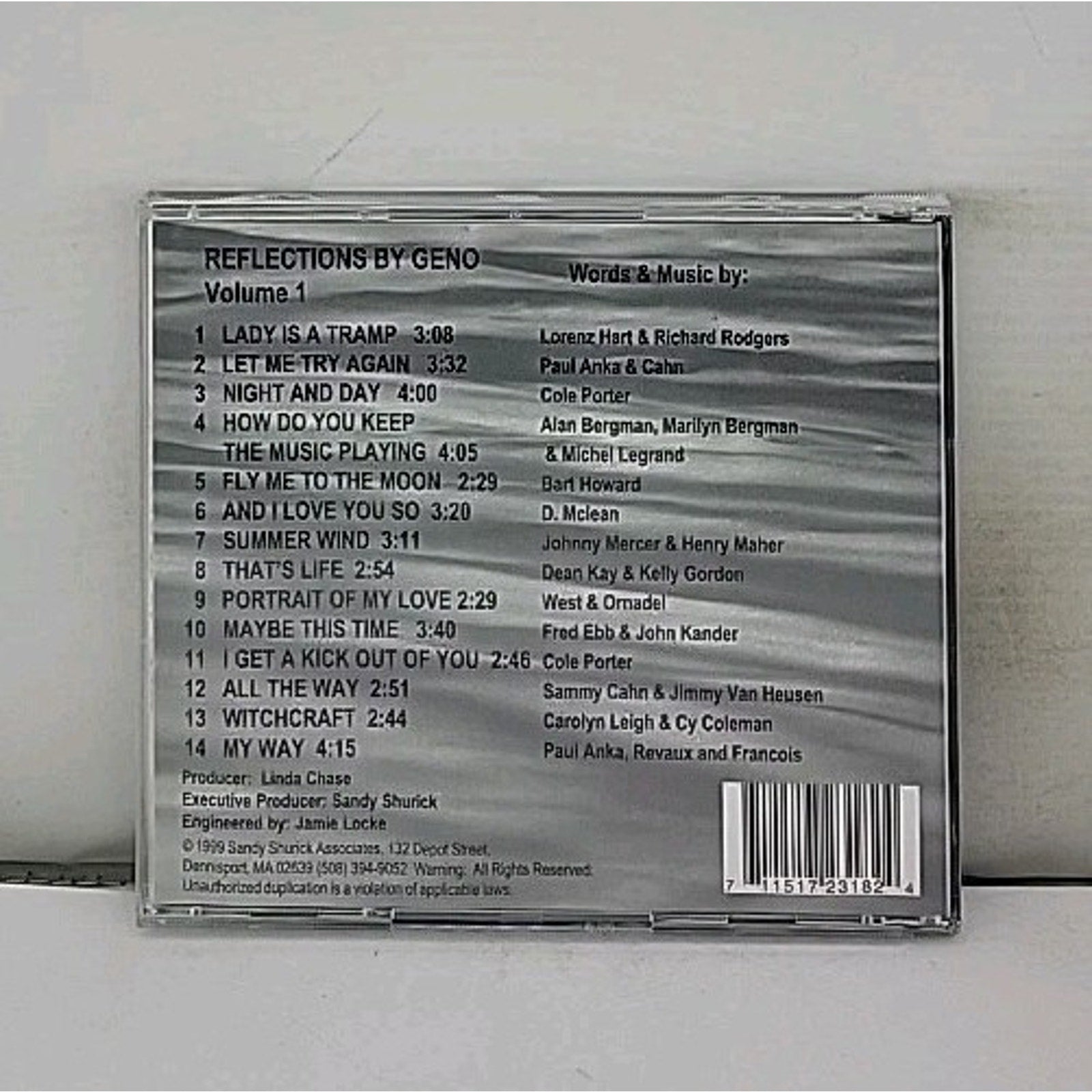 Reflections By Geno Volume 1 CD