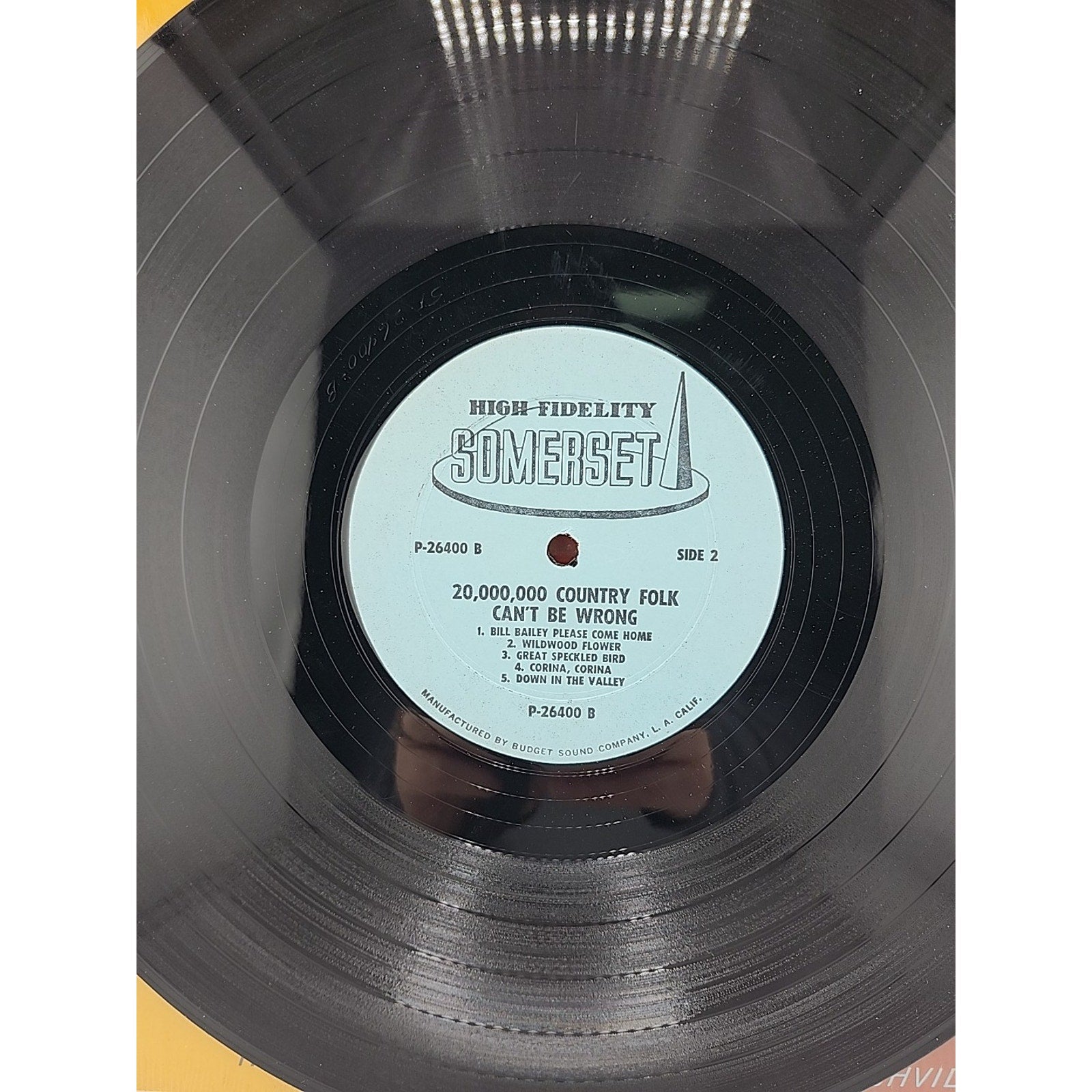 20,000,000 Country Folk Can't Be Wrong Various Artists LP Vinyl Record Album