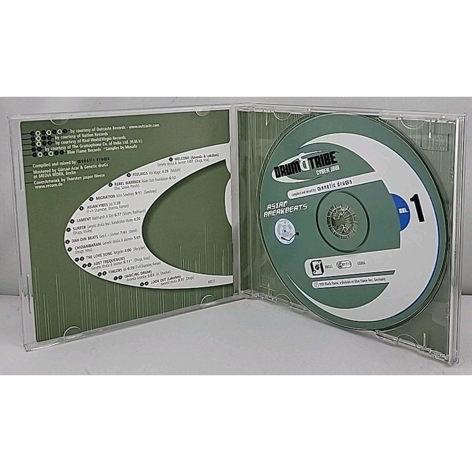 Cyber Jam, Vol. 1: Drum & Tribe (Asian Breakbeats) by Various Artists (CD,...