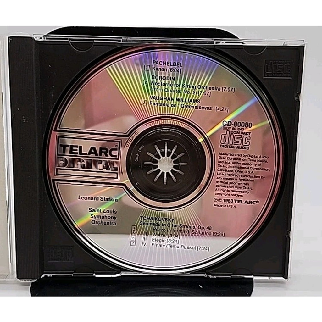 Pachelbel: Kanon, Tchaikovsky : Serenade For Strings, Leonard Slatkin CD