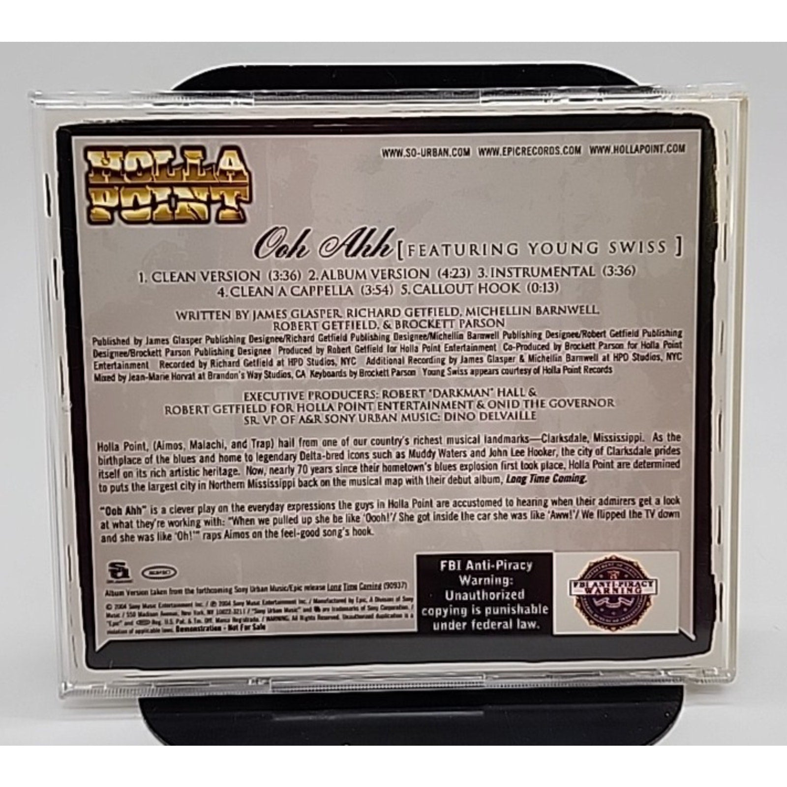 Holla Point Ooh Ahh CD Promo Single