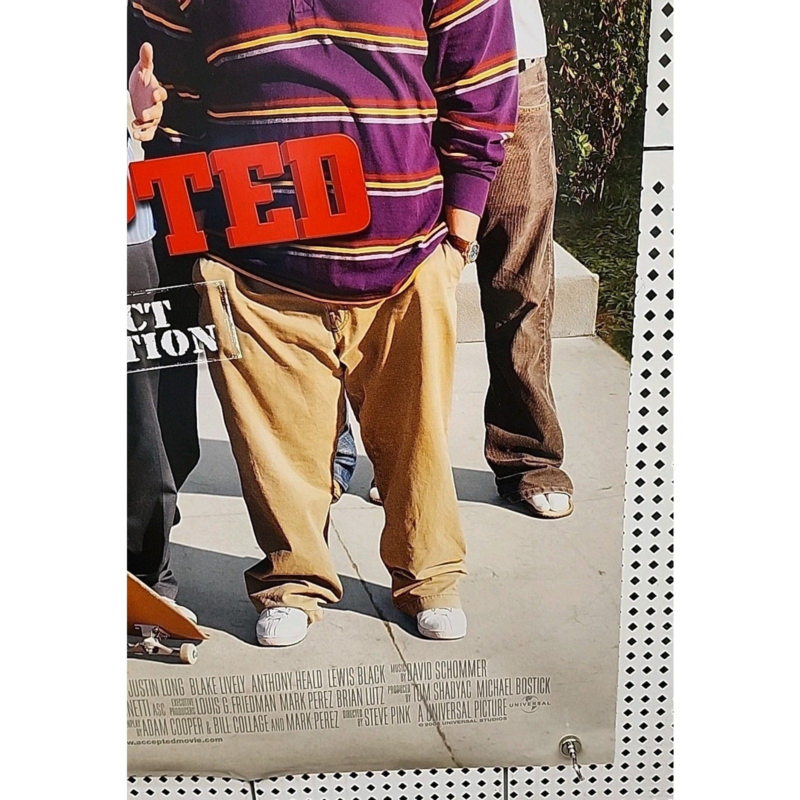 Accepted Original 27x40 D/S Movie Poster 2006