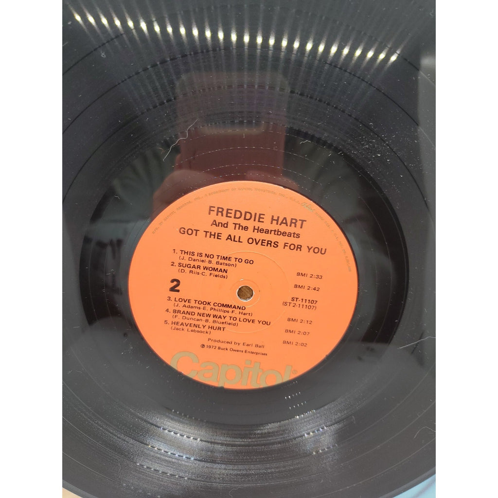 Freddie Hart ~ Got The All Overs For You (Record)