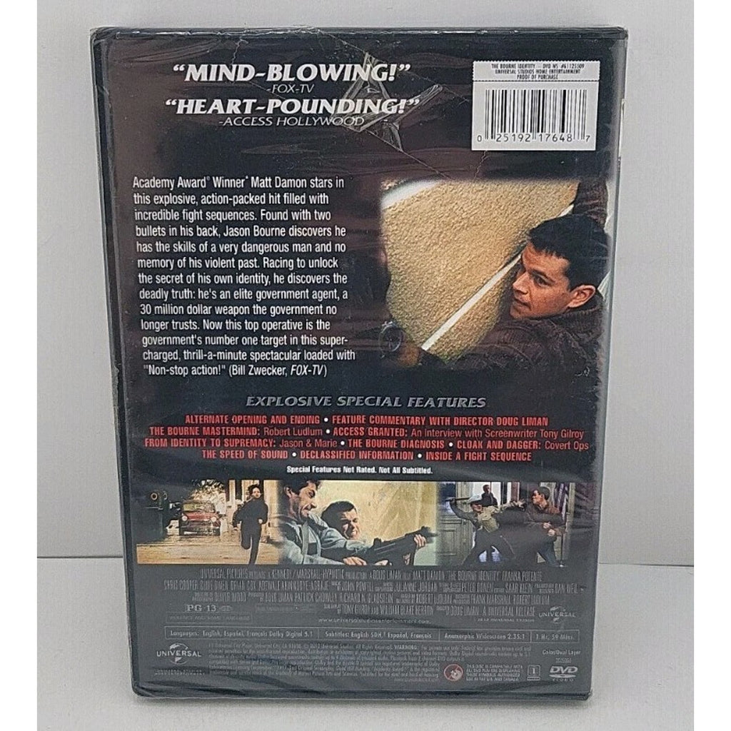 The Bourne Identity (DVD) *Brand New*