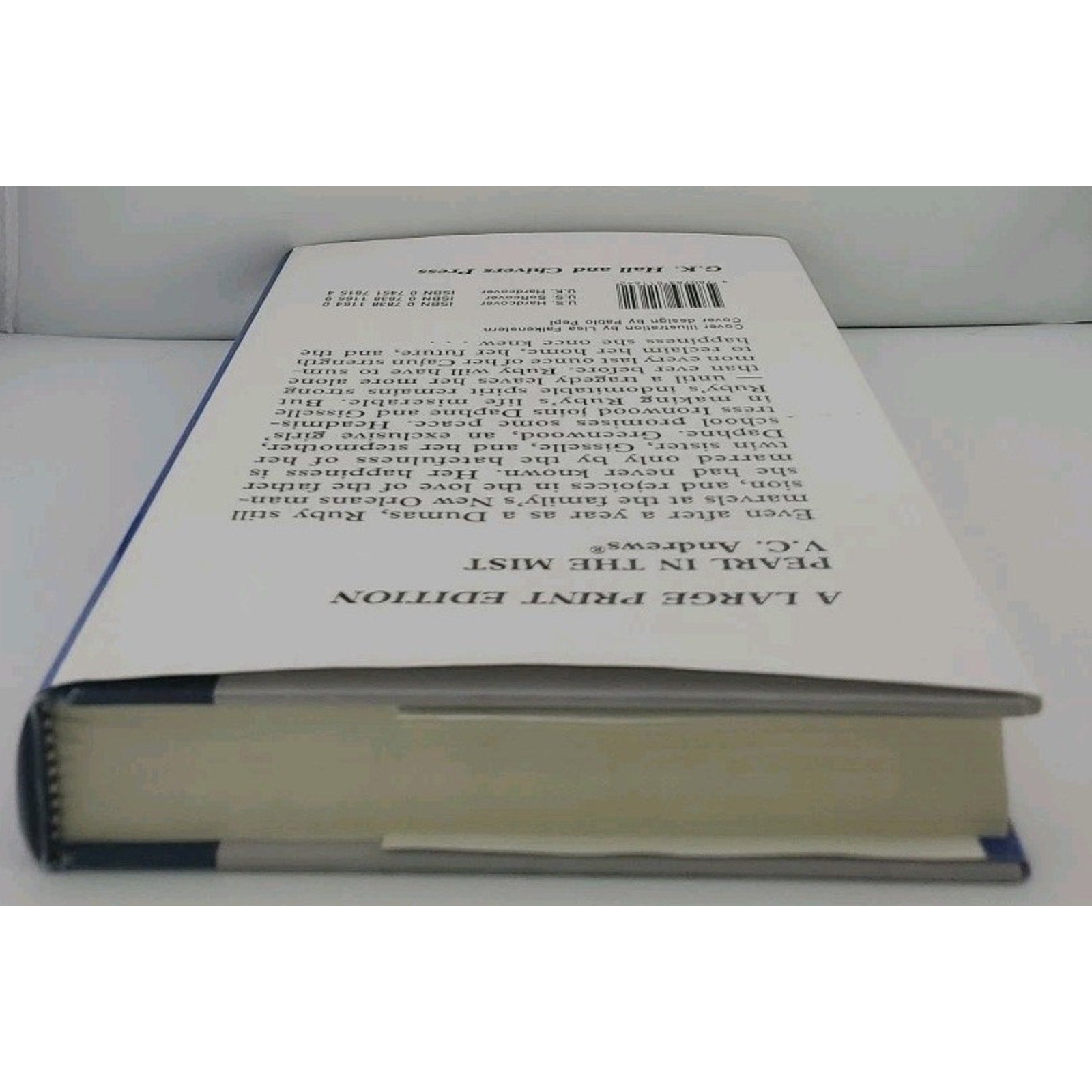 Pearl in the Mist by V. C. Andrews (1995, Hardcover) Large Print Edition