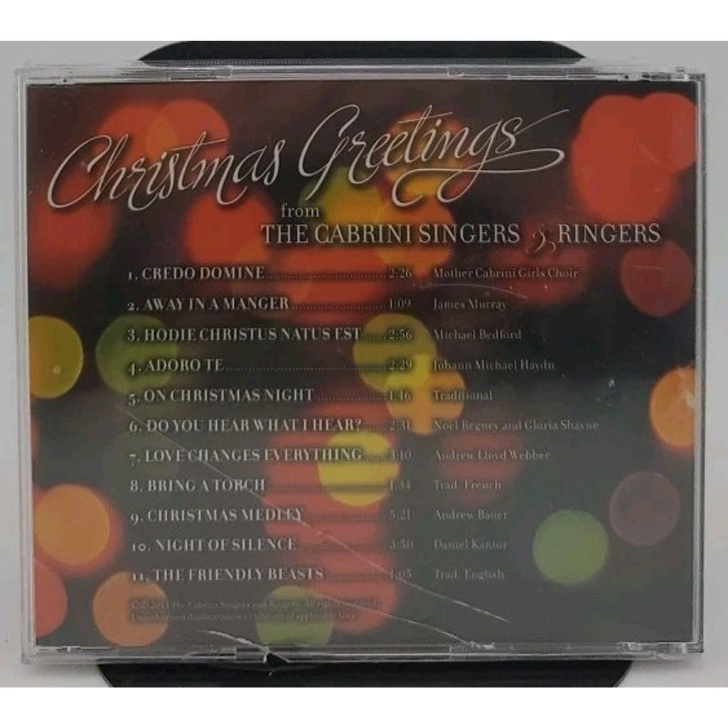 Christmas Greetings From The Cabrini Singers & Ringers CD - *Brand New*