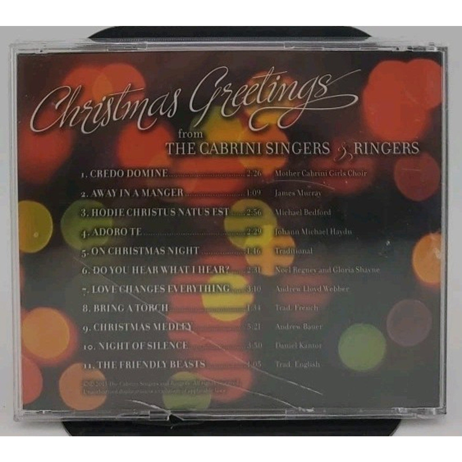Christmas Greetings From The Cabrini Singers & Ringers CD - *Brand New*