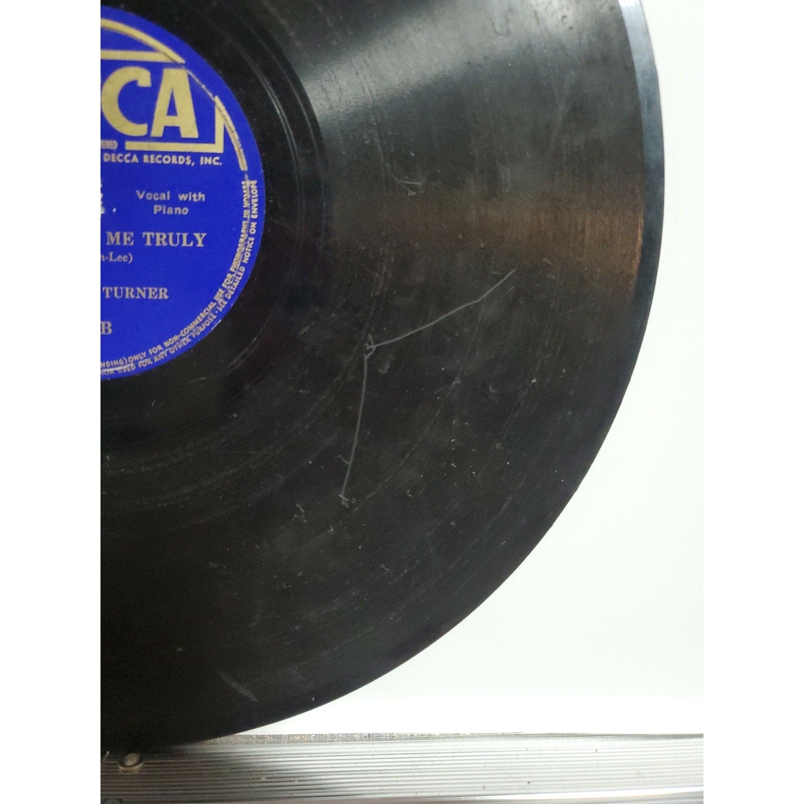 Happy Jack Turner - Was There Ever A Pal Like You/Say You Love Me - Decca