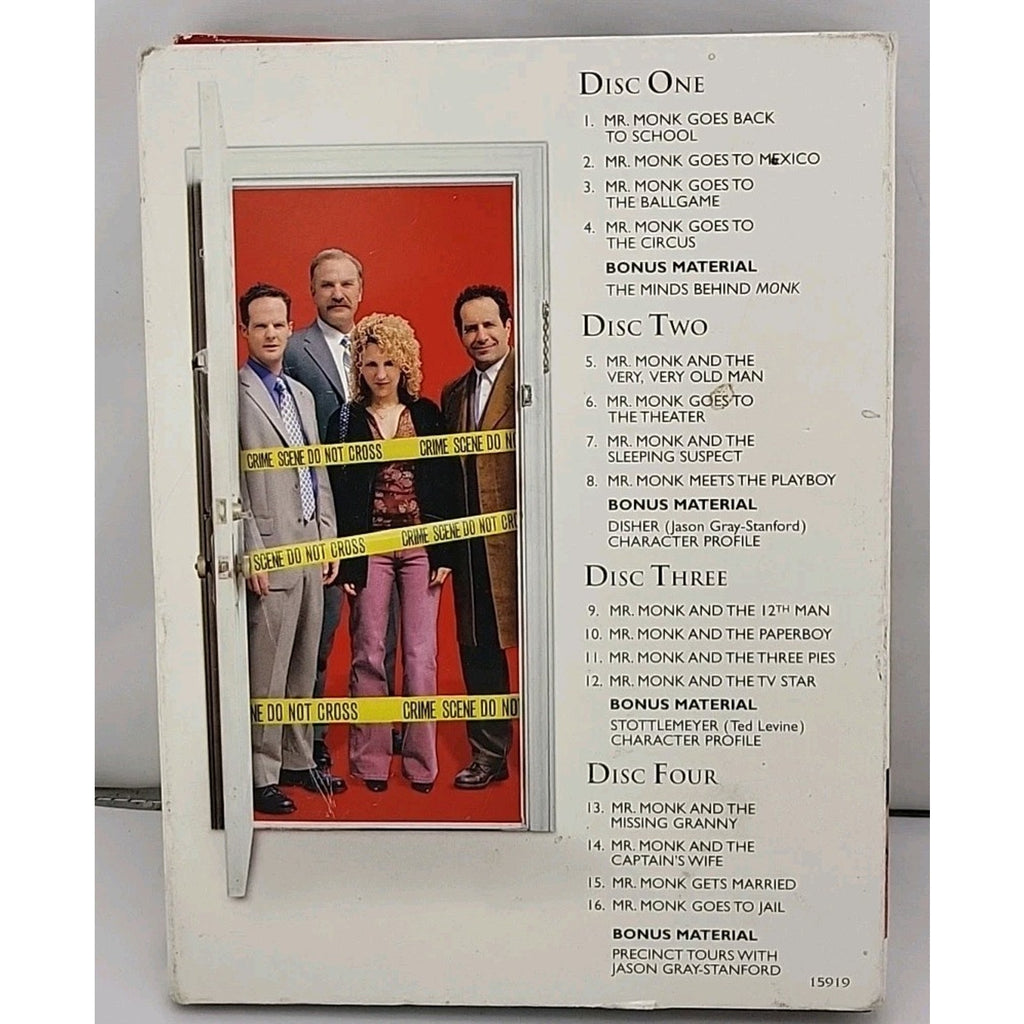 Monk - Season 2 (DVD, 2005, 4-Disc Set)
