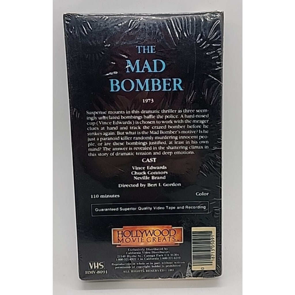 The Mad Bomber (VHS) *Brand New*