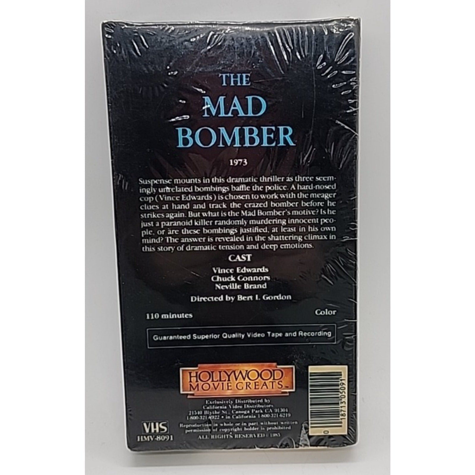 The Mad Bomber (VHS) *Brand New*
